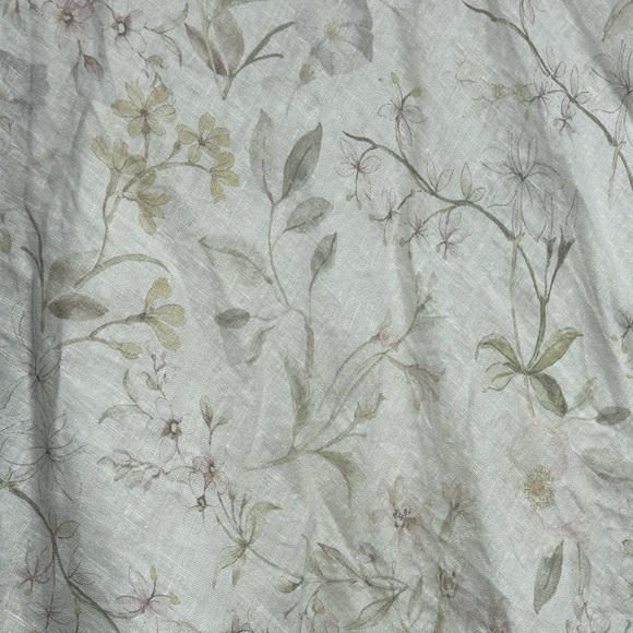 Three Dots 100% Linen Floral Wrap Skirt – Size M - Picture 4 of 10